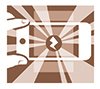 Ícones recurso de Realidade Virtual provida por Zappar