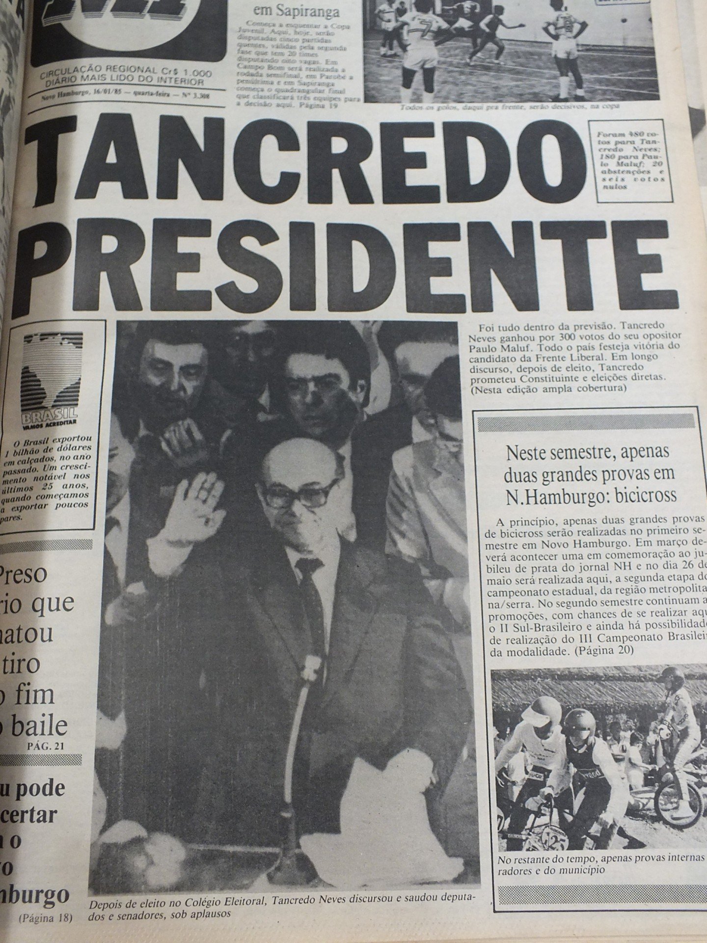 Como seria o Brasil se Tancredo Neves tivesse assumido e