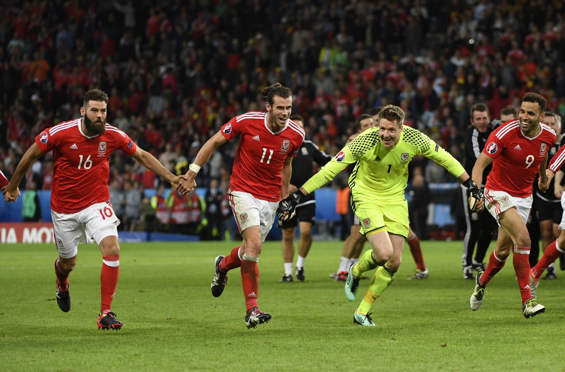 Selección de fútbol galesa Gales en la Eurocopa 2021 Marca