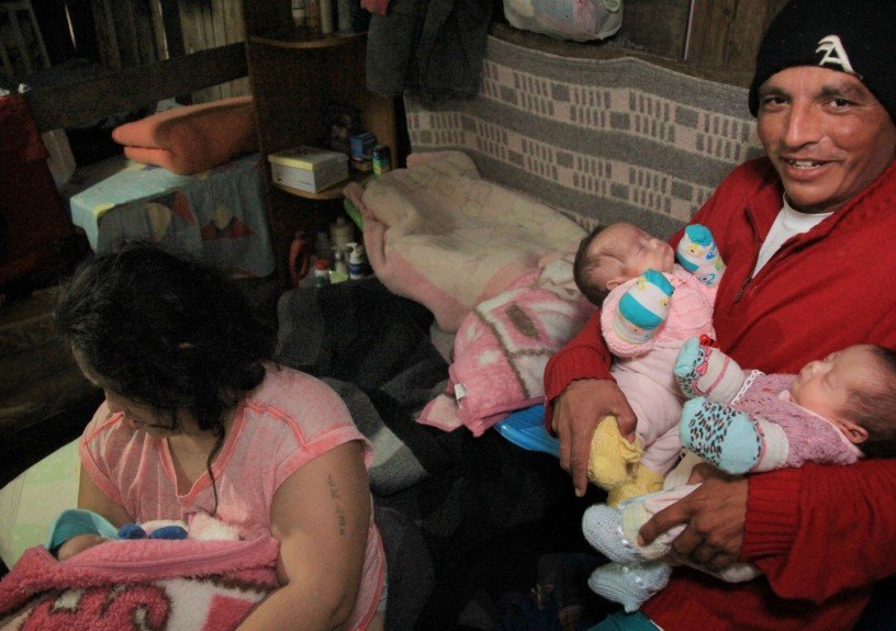 Kaue Henrique, Ágata Andriely e Lindara Emanuely nasceram prematuros