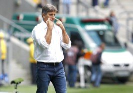 Renato gostou do que viu sua equipe apresentar contra o Vitória