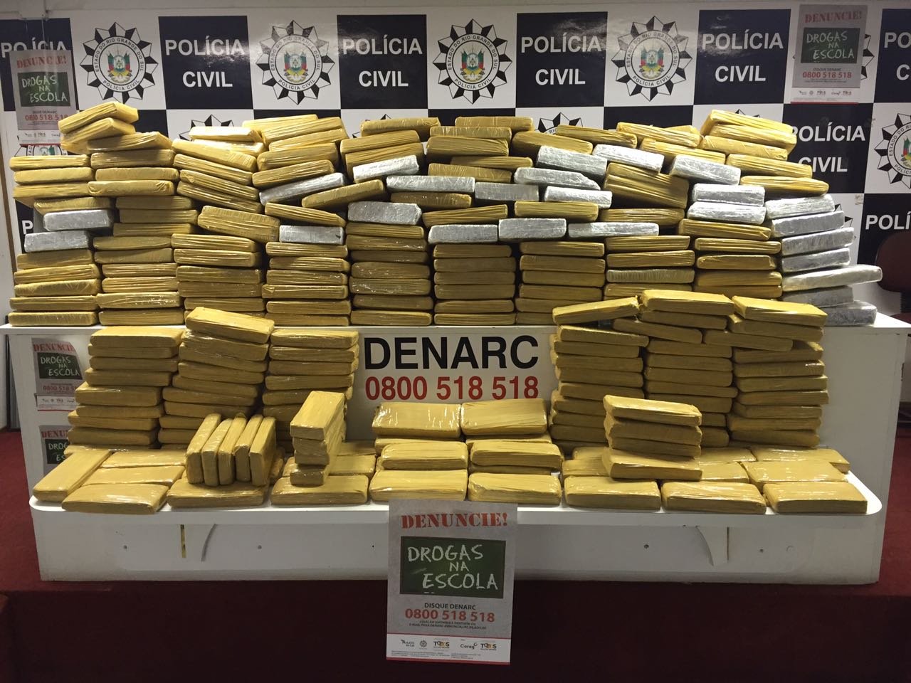 Resultado de imagem para Mais de 140kg de drogas na cidade de Canoas