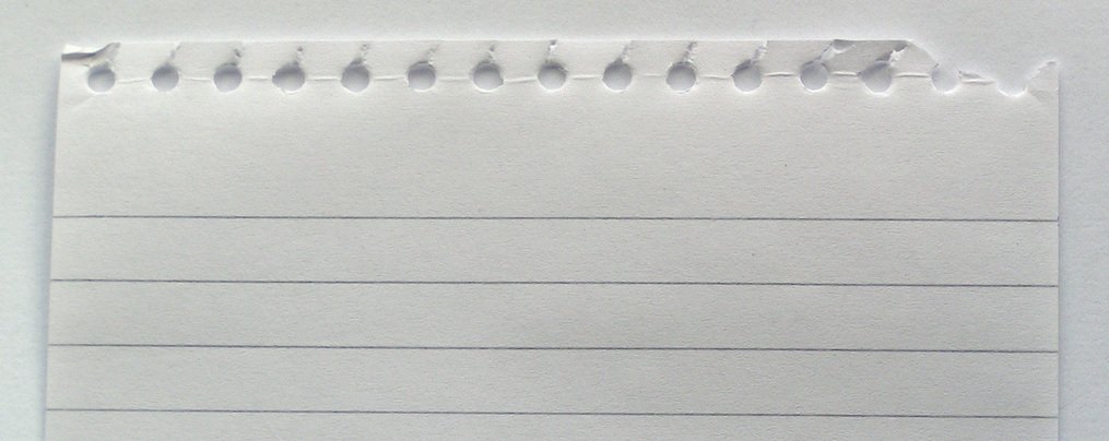 Papel em branco