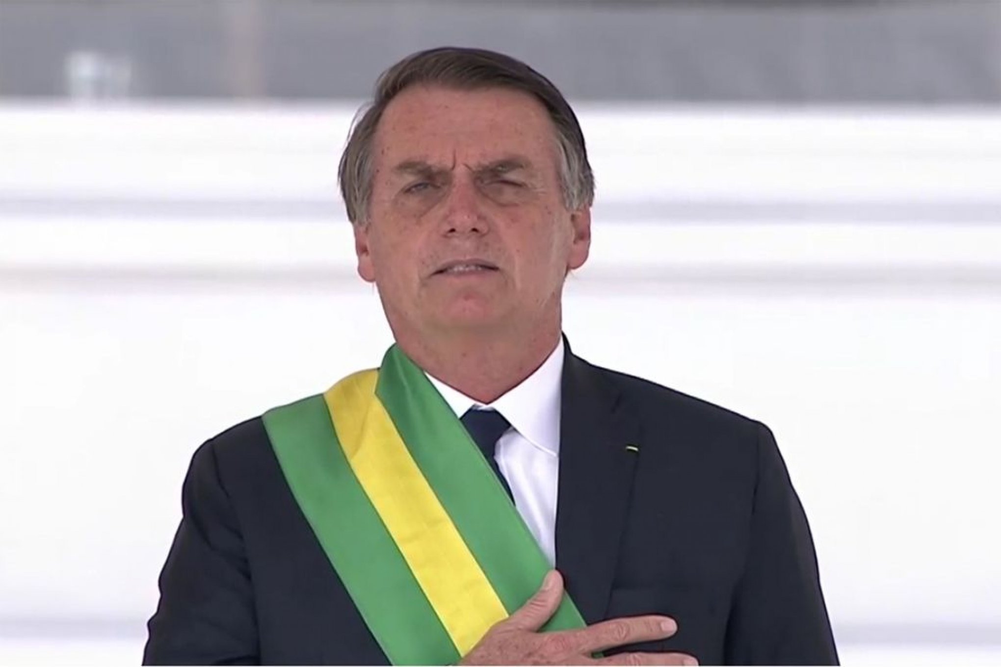 Jair Bolsonaro Recebe Faixa Presidencial Do Antecessor Michel Temer