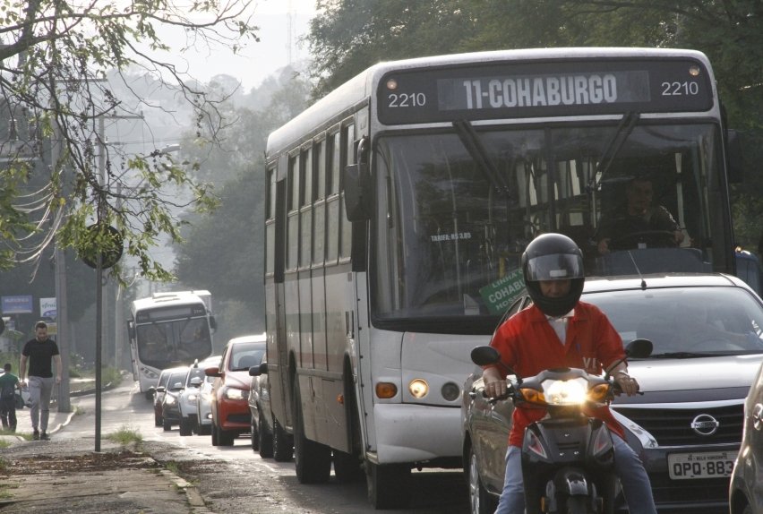 Greve Geral: ônibus começaram a circular com atraso em Novo Hamburgo