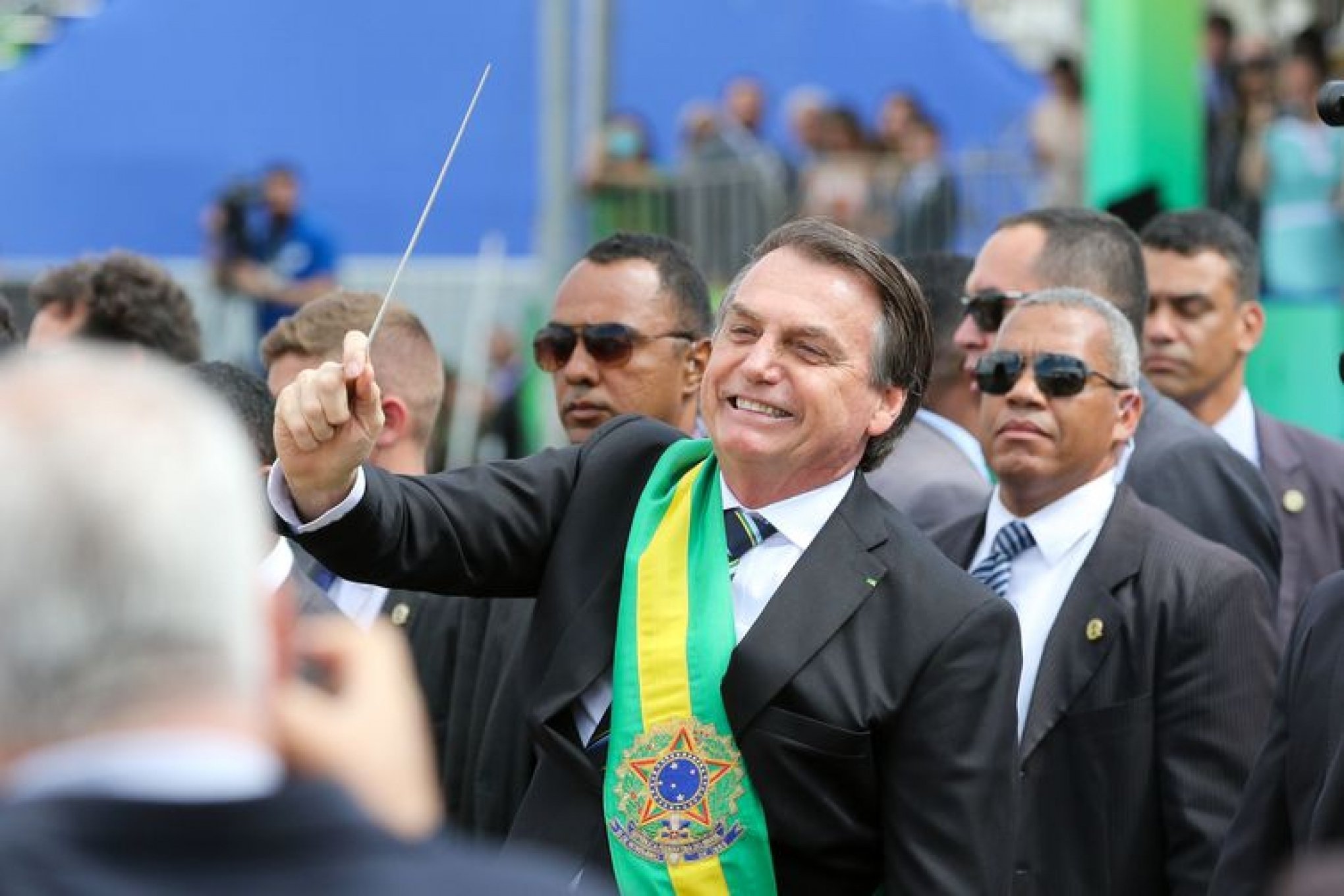 Bolsonaro recebe Edir Macedo e Silvio Santos no Alvorada