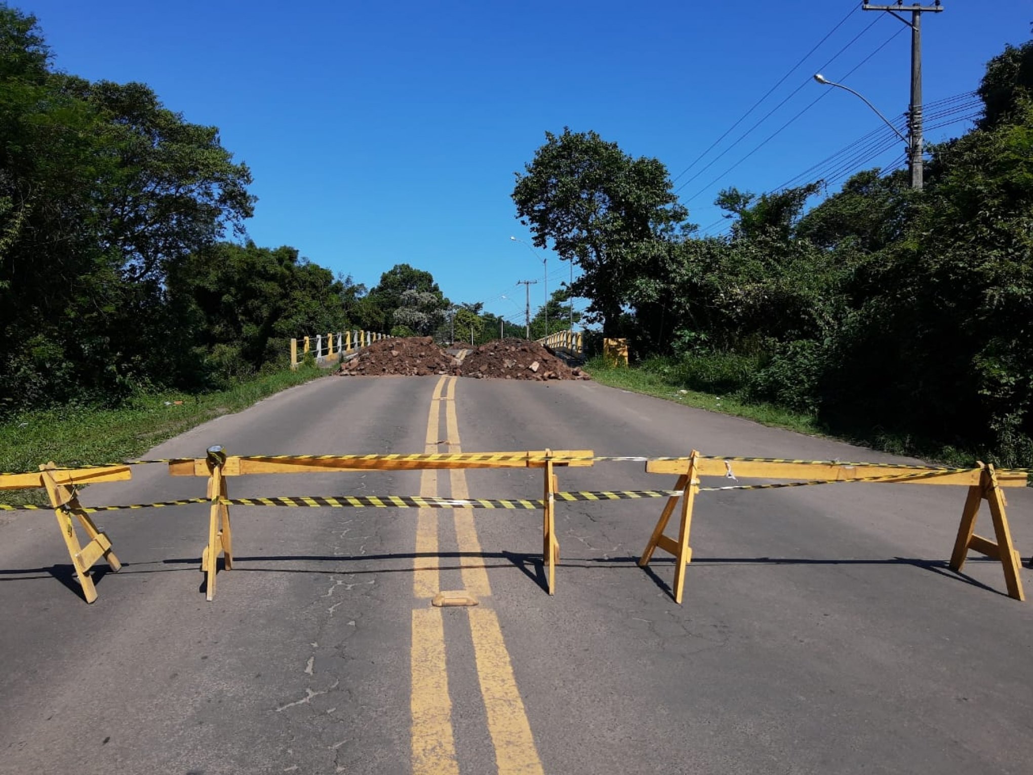 Ponte no limite entre Taquara e Parobé segue interditada - Jornal NH
