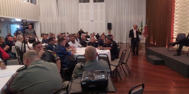 Em apresentação, policial disse estar otimista com participação do setor privado  