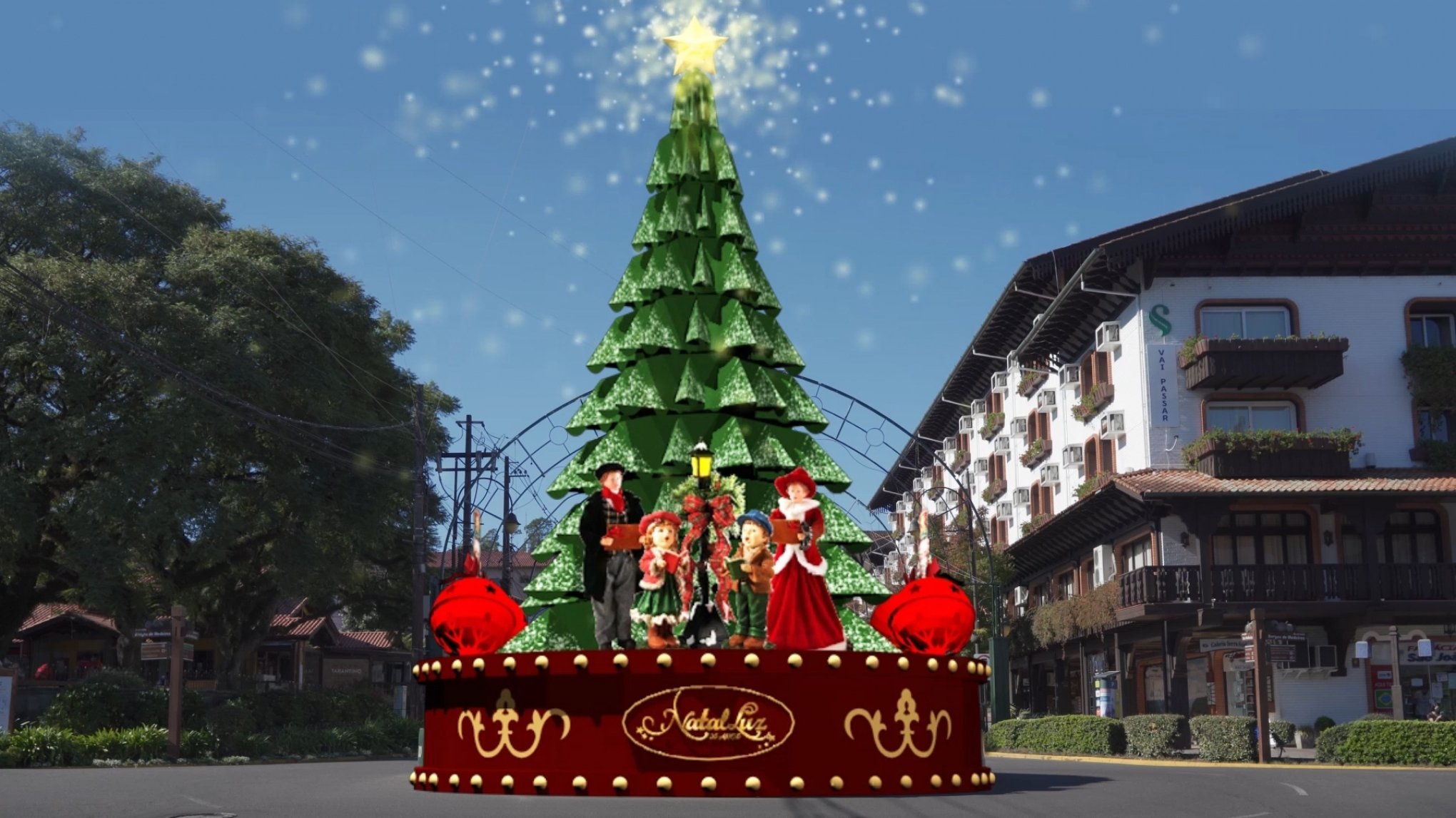 Veja o vídeo: Trupe de Natal apresenta decoração dos 101 dias do Natal Luz  de Gramado - Gramado - Jornal de Gramado