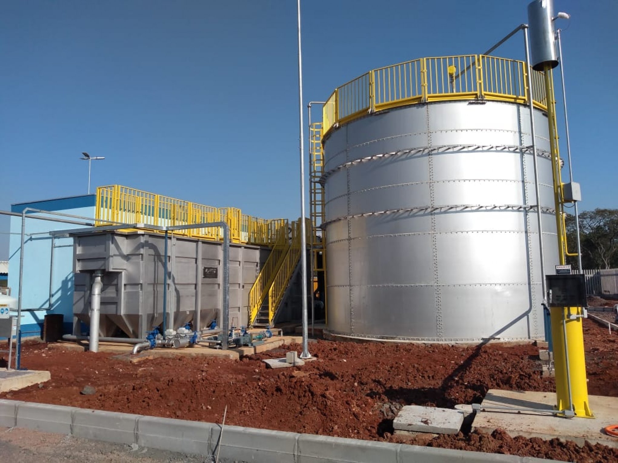 Estação de Tratamento de Esgoto Vila Palmeira entra em fase final de