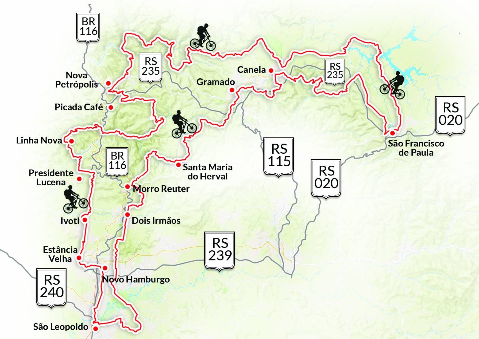 Rota Romântica: belezas da região vistas de cima da bike - Região ...