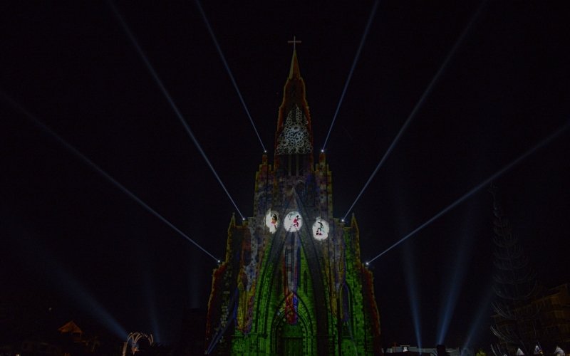 Descida do Papai Noel da Catedral 