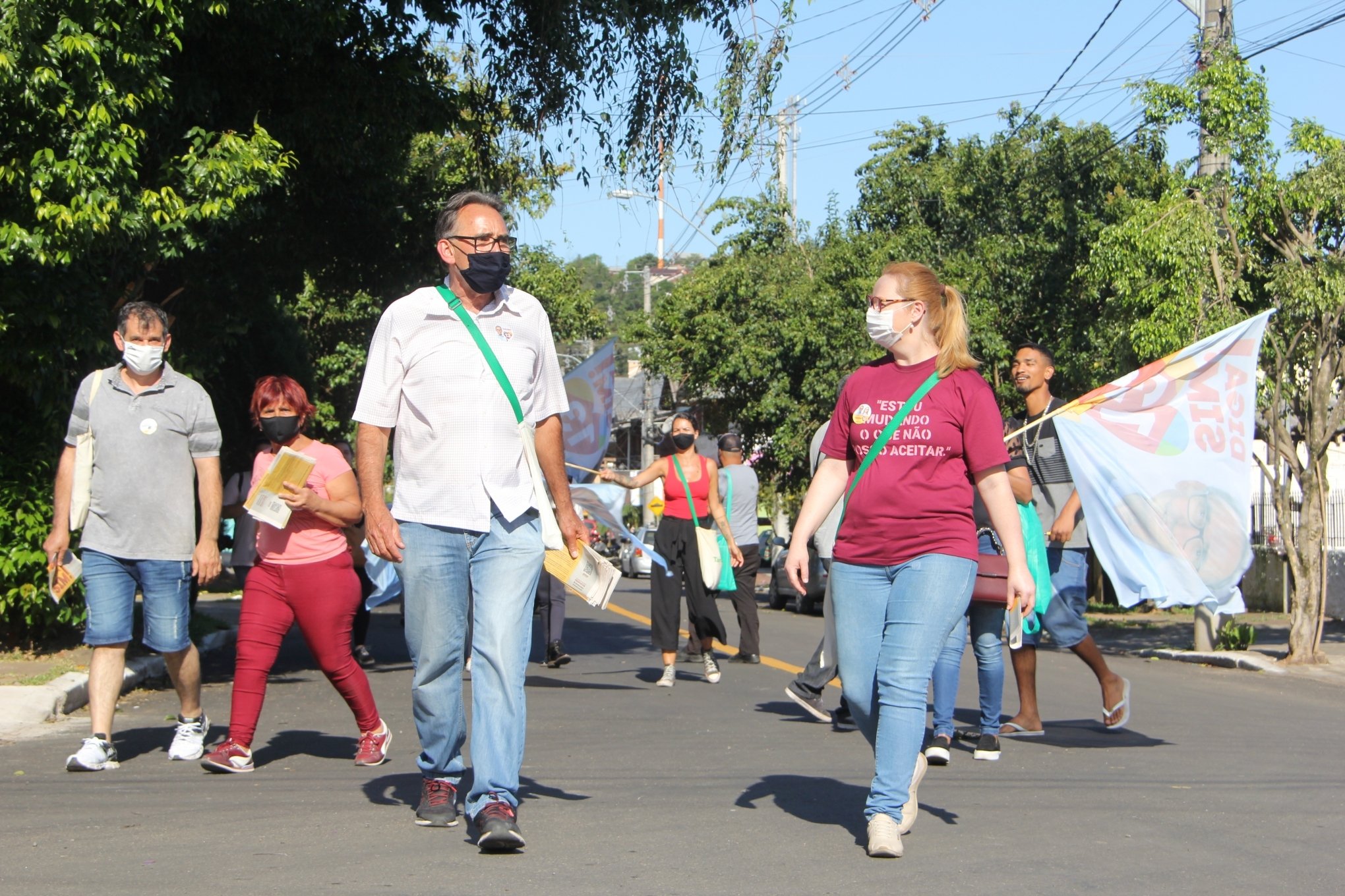 Tarcísio percorre a cidade para dialogar com eleitores ...