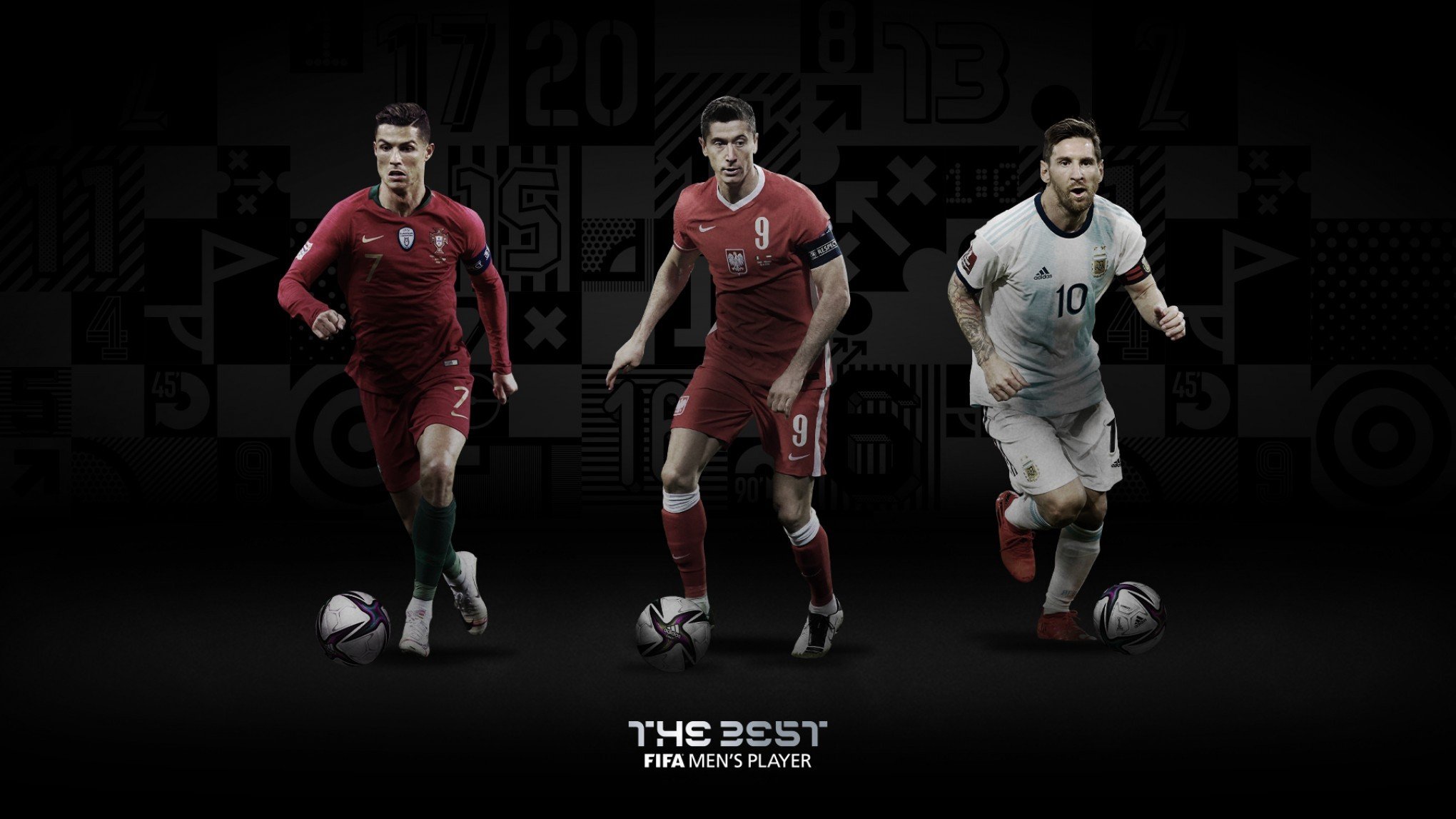 Cristiano Ronaldo, Lewandowski e Messi disputam prêmio de melhor do