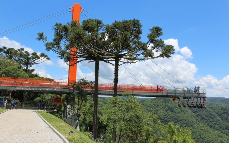 Parque Skyglass, em Canela