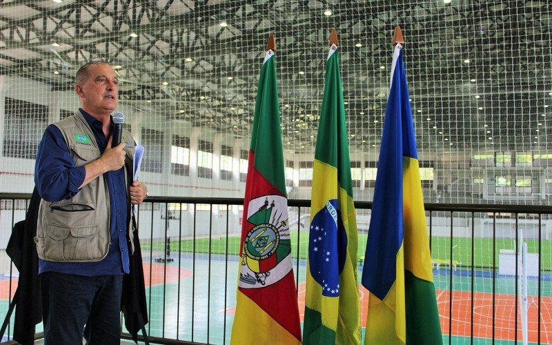 Ministro Onyx Lorenzoni participou da inauguração do ginásio da Vila OlÃmpica, em Gramado