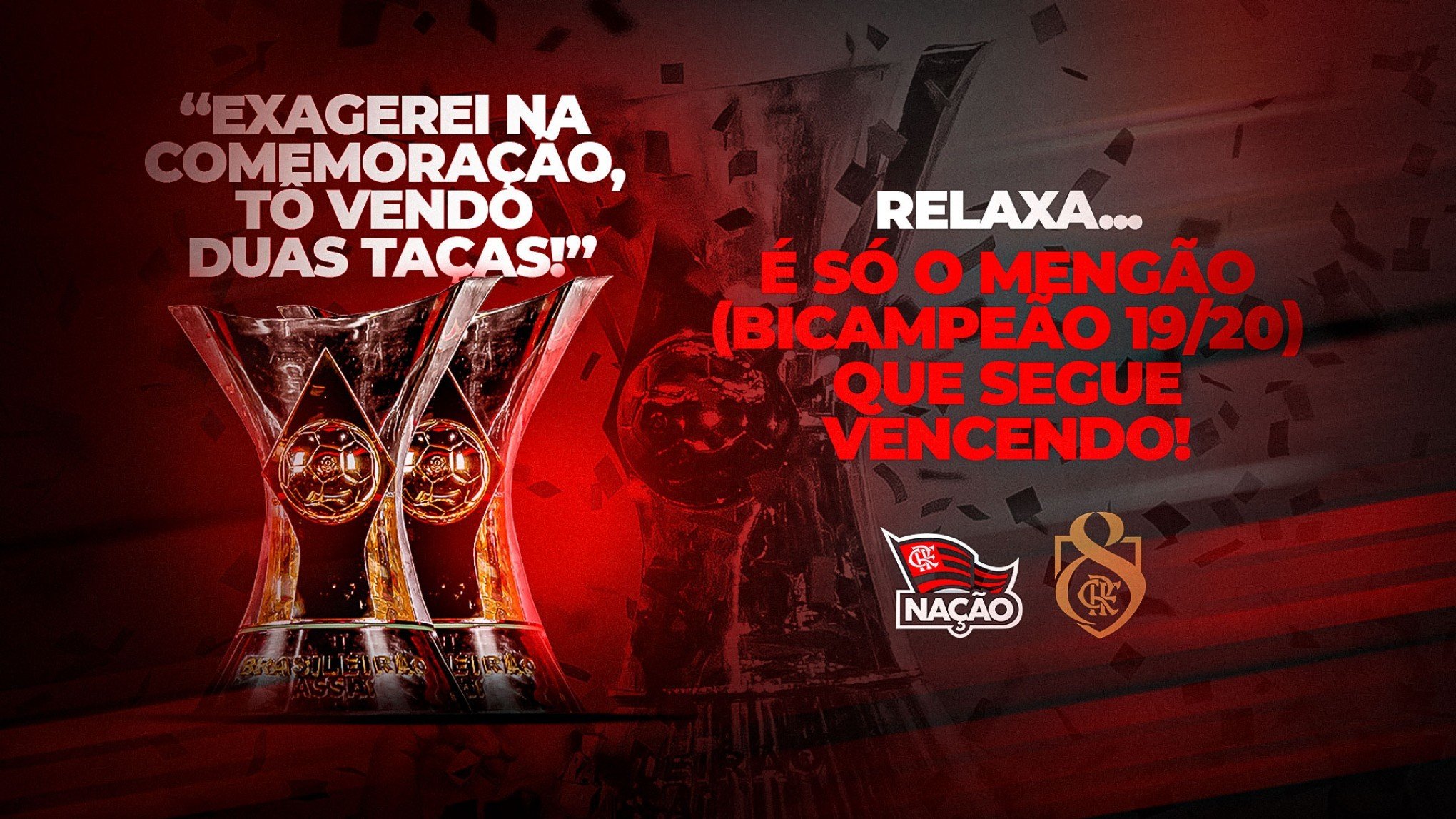 Flamengo recebe 'parabéns' de só um time do Brasileirão