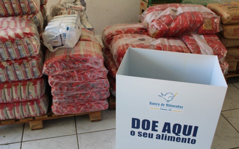 Doações serão repassadas ao Banco de Alimentos