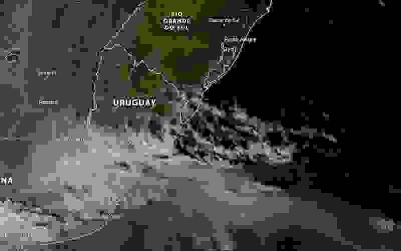 Nuvem de poeira da Patagônia chegará à Costa do Sul do Brasil