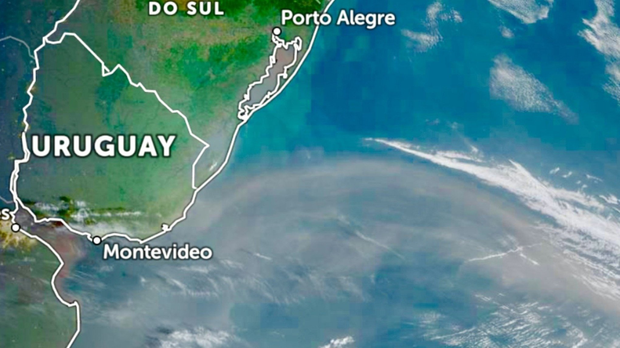 Enorme nube de polvo de la Patagonia llega a RS – Rio Grande do Sul