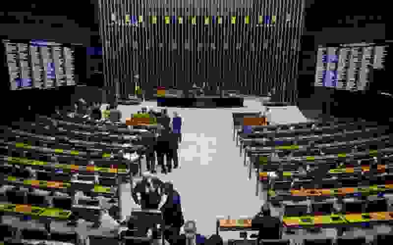 Sessão deliberativa do Plenário da Câmara de Deputados