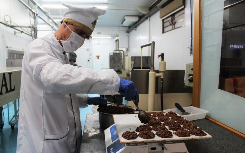 Produção de chocolate em Gramado