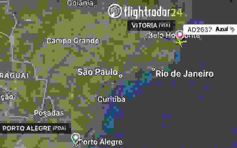 Voo da Azul que ia de Porto Alegre a Recife fez pouso não programado em Vitória