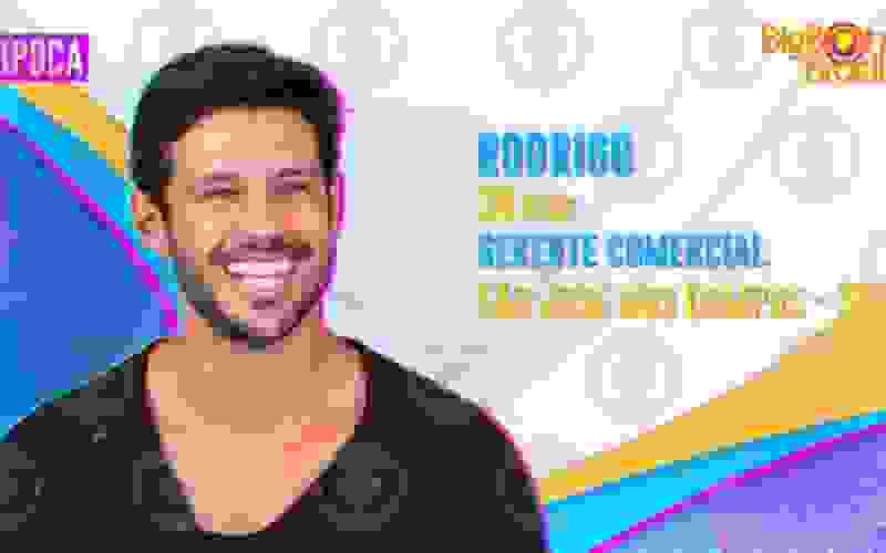 Rodrigo vê o 'Big Brother Brasil' como seu maior desafio