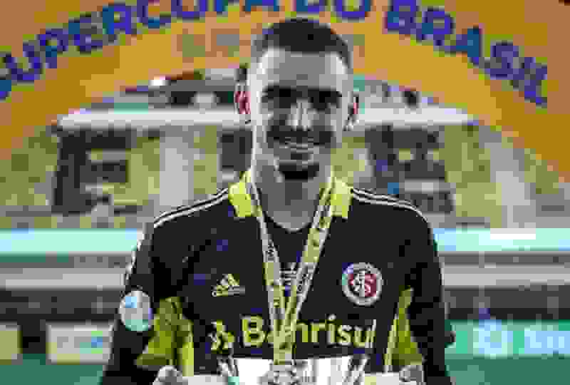 Anthoni Spier Souza, goleiro do Inter que nasceu em Canela - Conquista da Supercopa do Brasil Sub-20, em 2021