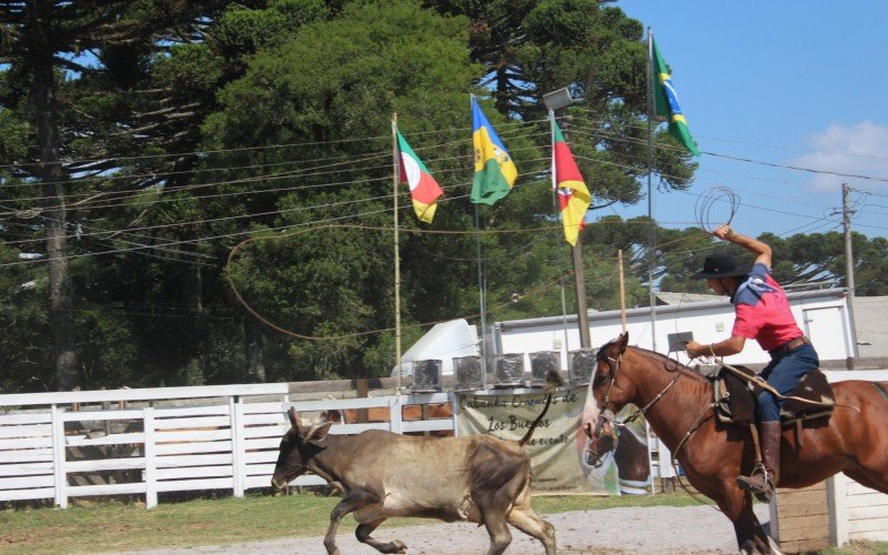 Rodeio de Gramado, na sede campestre do CTG Manotaço