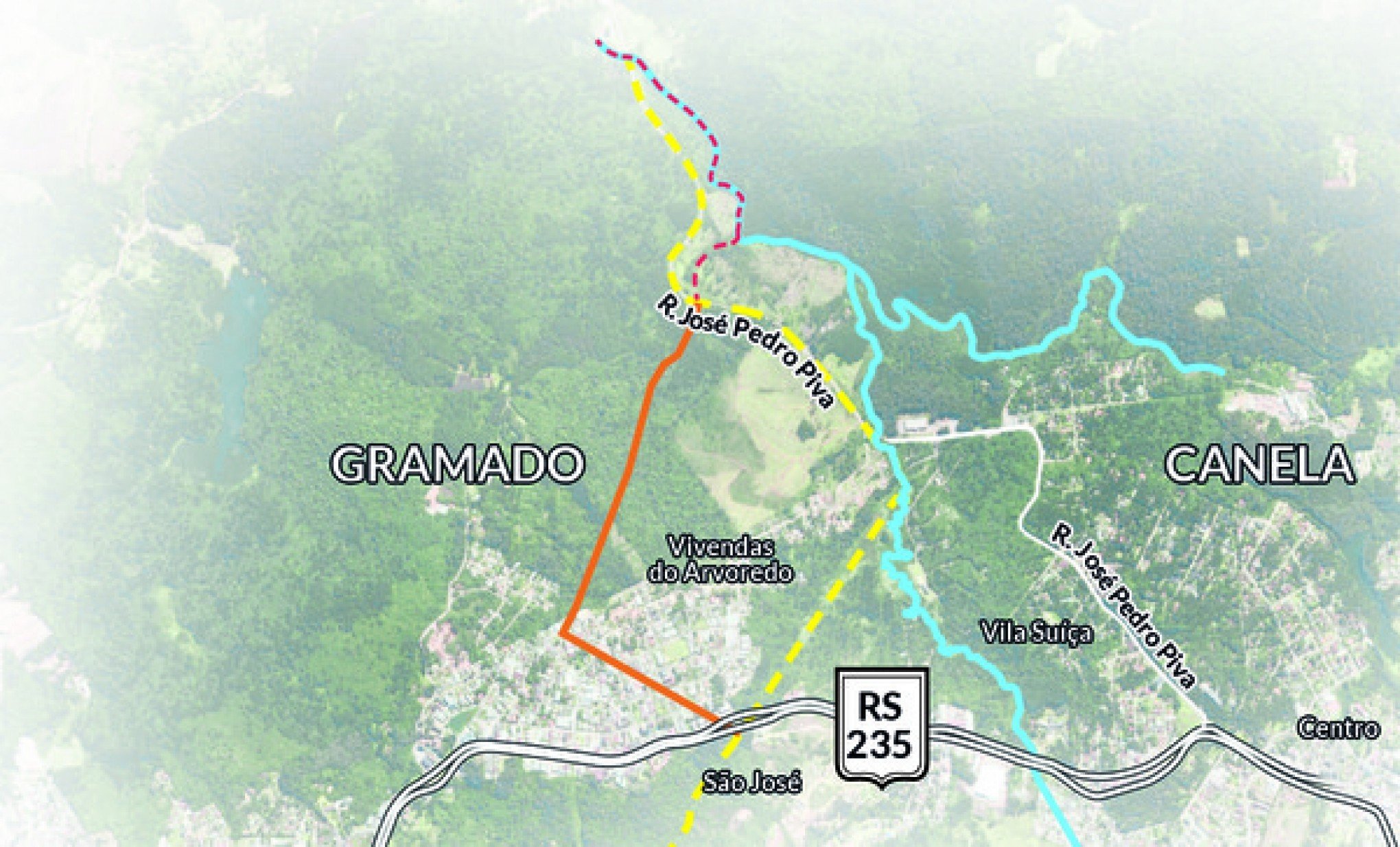 Correção de limite territorial vai reparar erro histórico em divisa entre Gramado e Canela