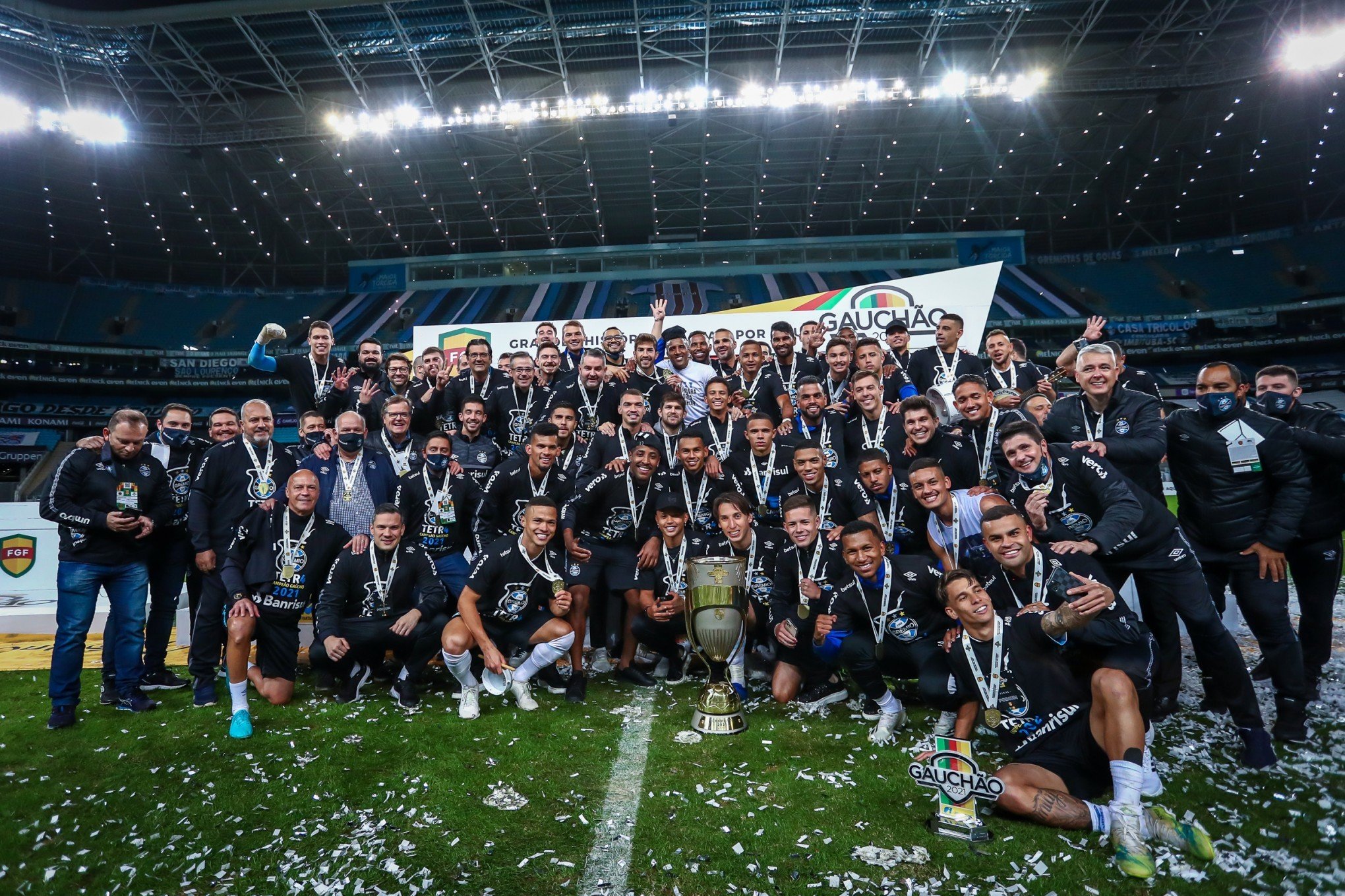 Grêmio Futebol 7 goleia na final e garante título do Gauchão 2020