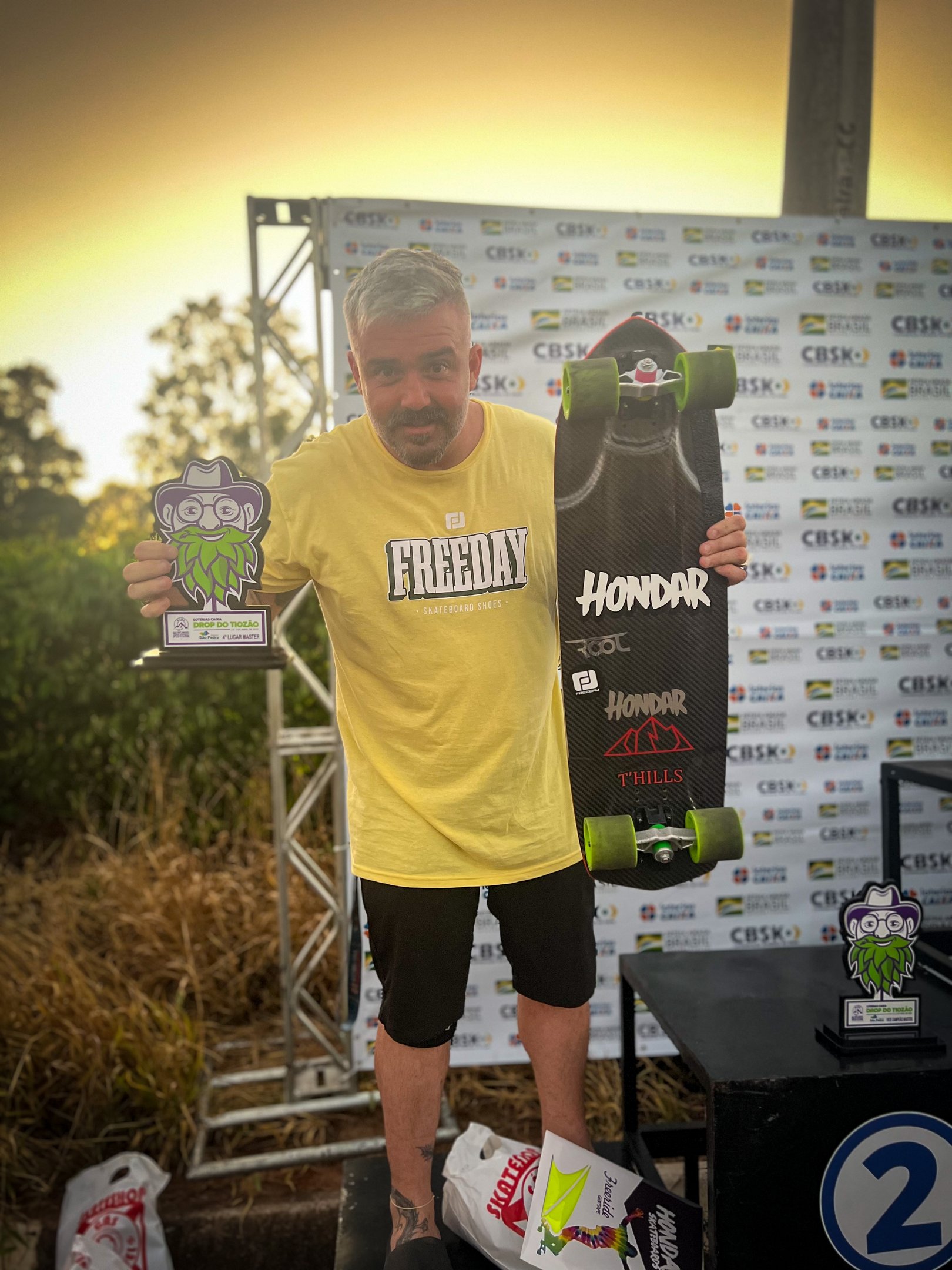 Skatistas de S o Leopoldo v o ao p dio no Brasileiro de Downhill