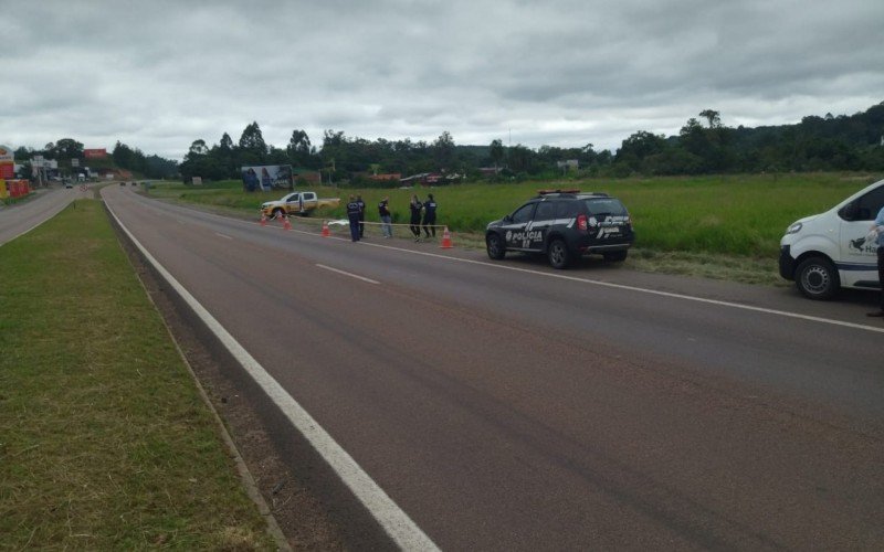 Corpo de homem foi encontrado às margens de rodovia em São Sebastião do Caí