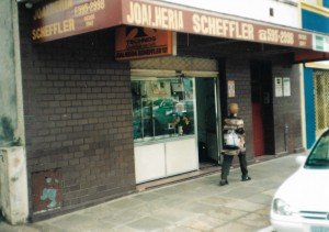A fachada da Scheffler nos anos 90