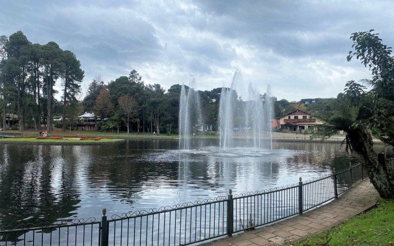 Lago Joaquina Rita Bier, na entrada de Gramado