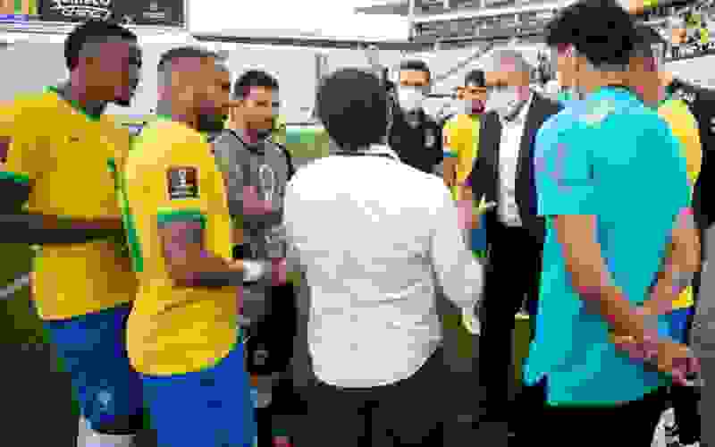Jogo entre Brasil e Argentina foi interrompido na Neo Química Arena
