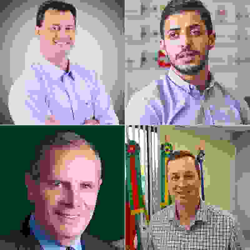 Rubens Otávio, David Almansa, Delegado João Paulo e Cristian Wasem