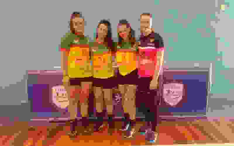 Atletas da Ginástica: Ketlin Damas, Letícia Grassmann Fuculo, Evelin Arruda e Sophia Ludwig Kieling