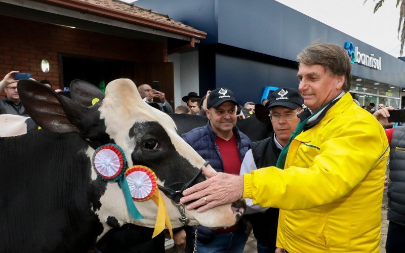 Jair Bolsonaro esteve na 45ª Expointer, em Esteio, em 2022 | abc+