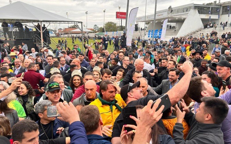 Visita do presidente Jair Bolsonaro Ã  Expointer nesta sexta-feira