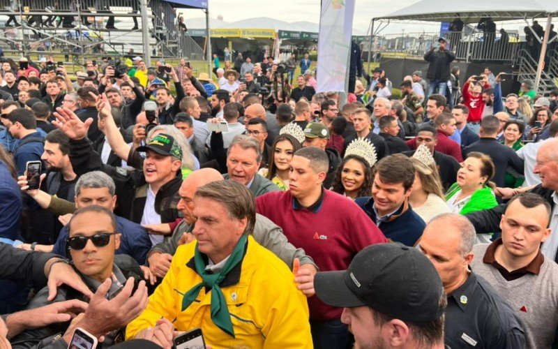 Visita do presidente Jair Bolsonaro Ã  Expointer nesta sexta-feira