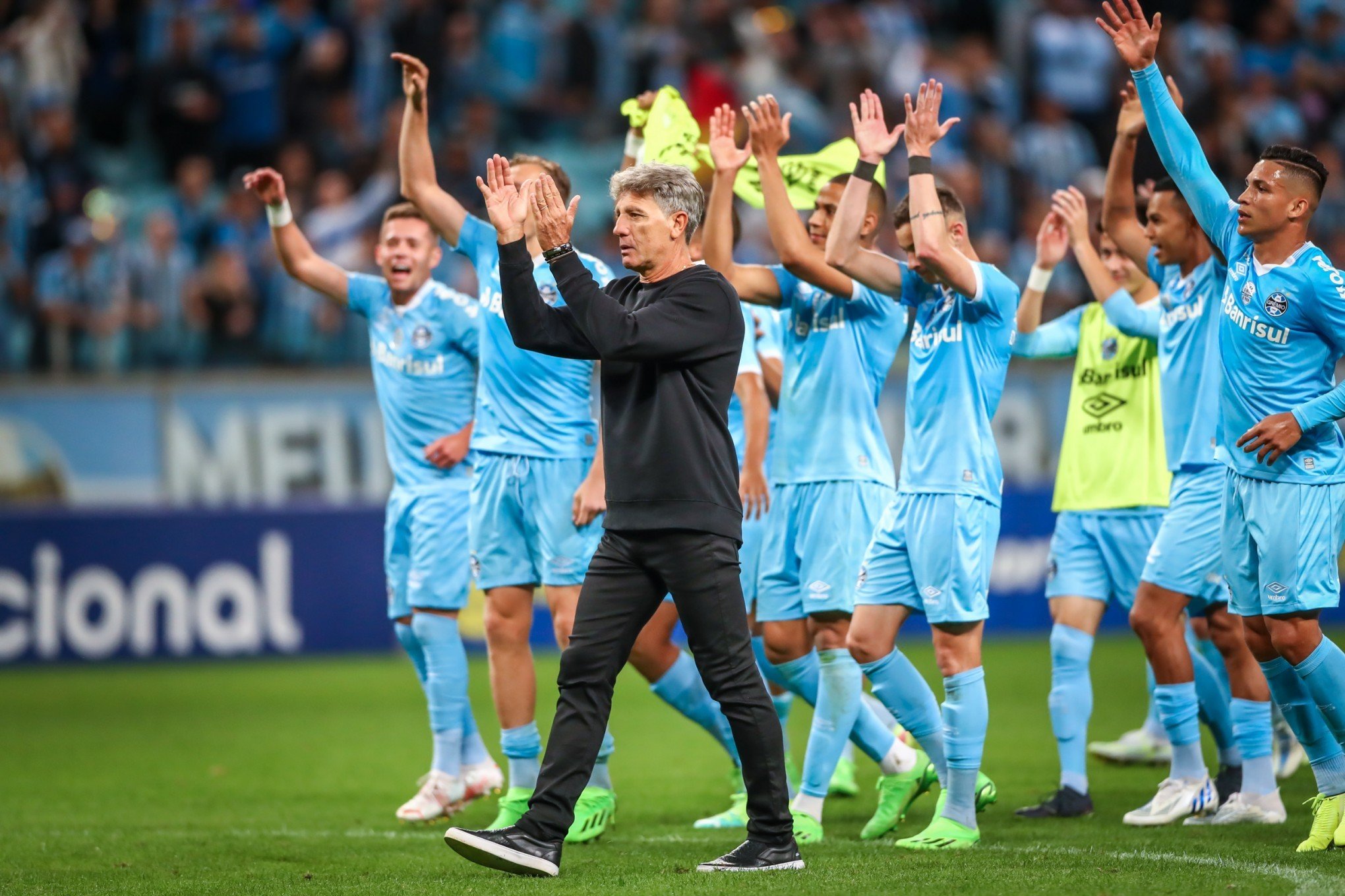 A escalação do Grêmio para o próximo jogo