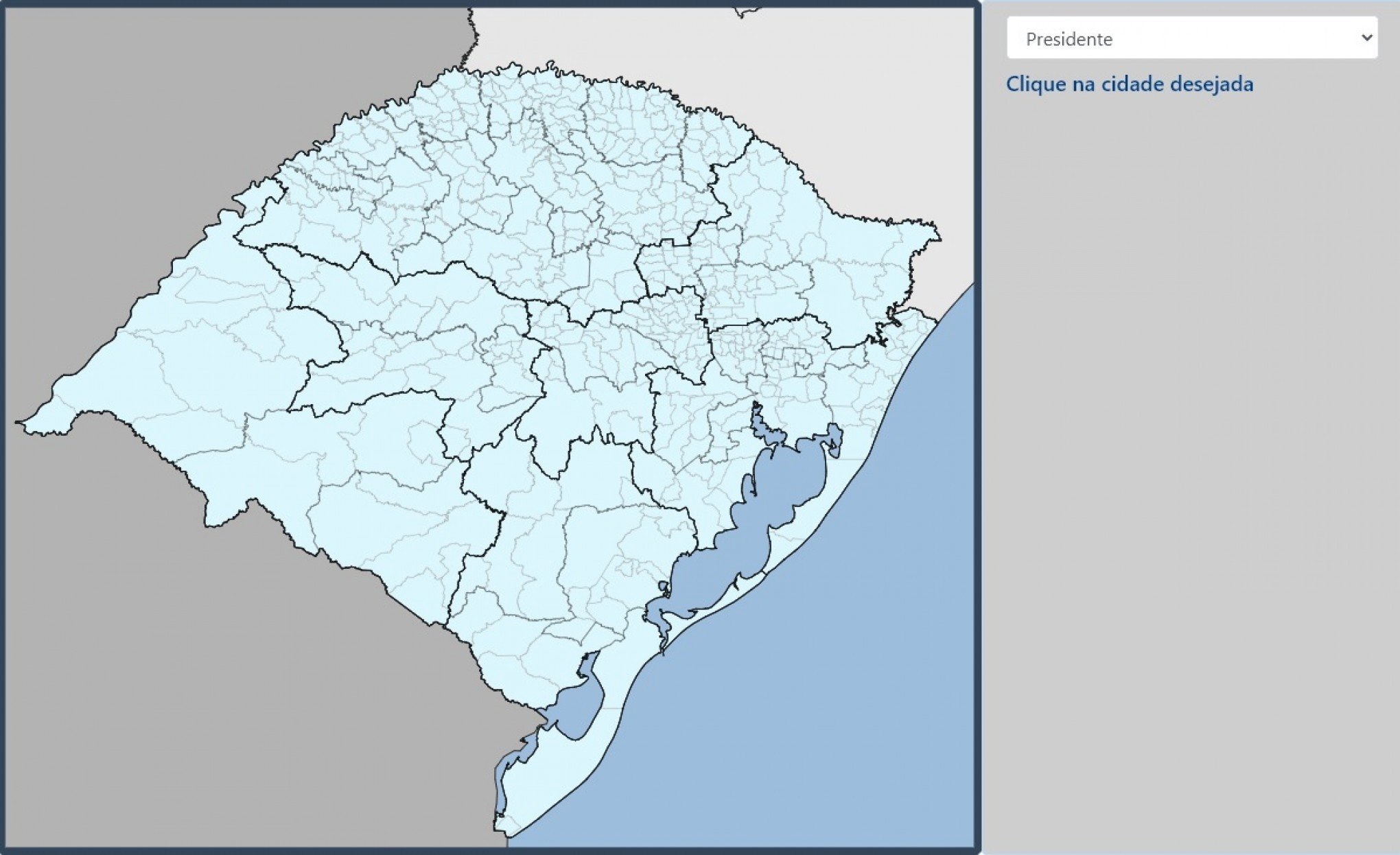 Mapa interativo mostra como municípios gaúchos votaram para governador e  presidente no 1º turno - Eleições - Jornal NH
