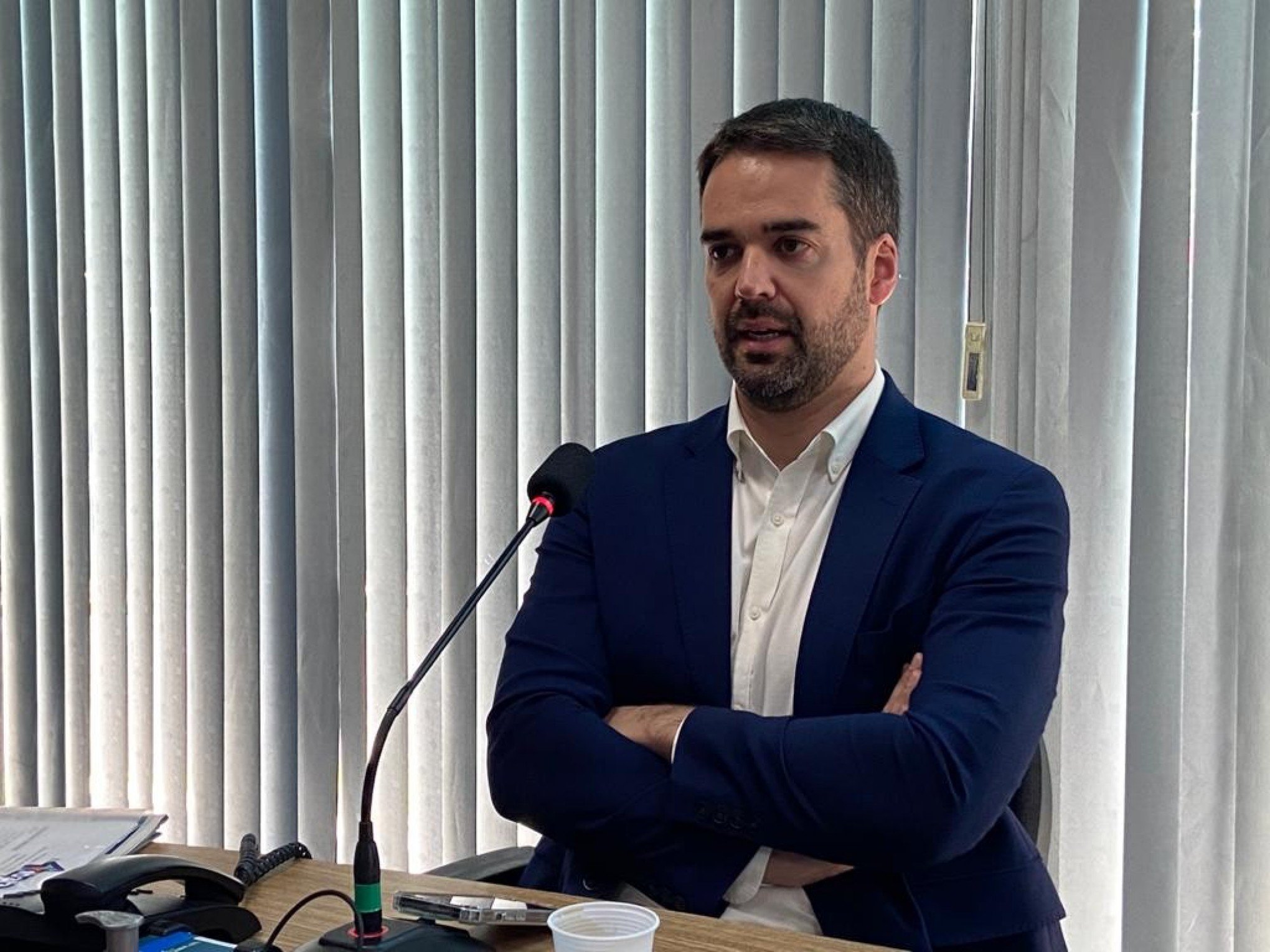 Eduardo Leite em entrevista na Rádio ABC 103.3 FM