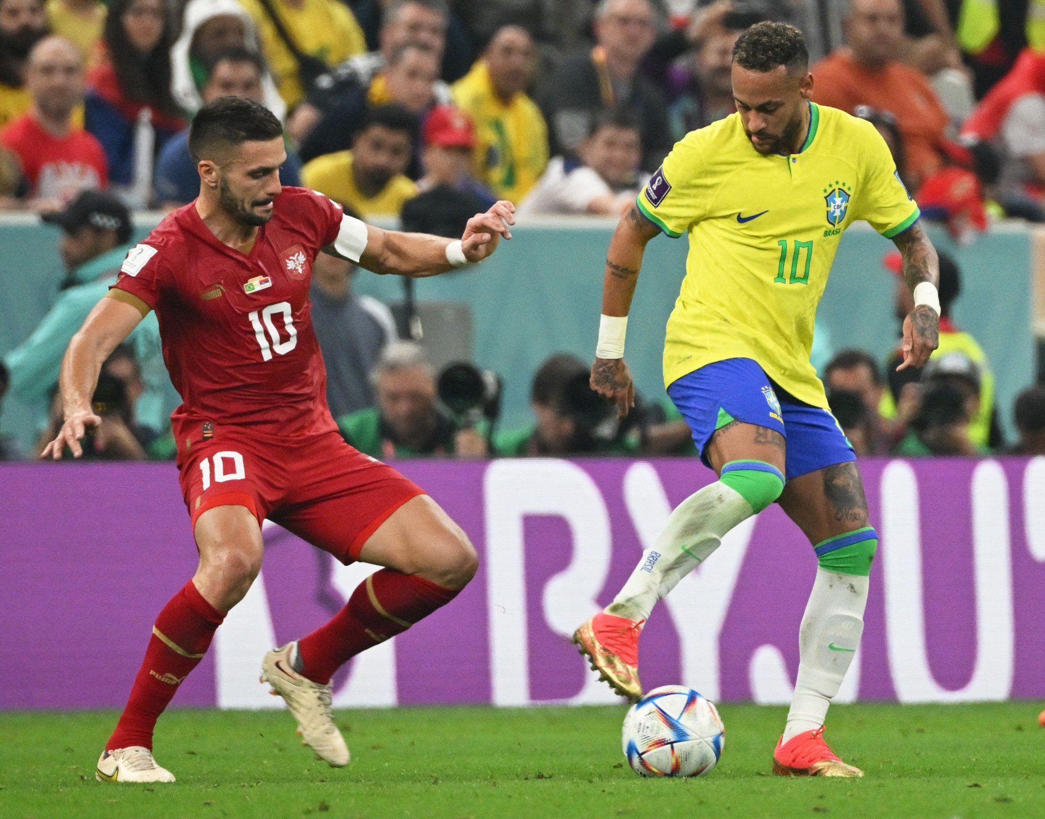 BRASIL 2 X 0 SÉRVIA, PRIMEIRO JOGO DA SELEÇÃO