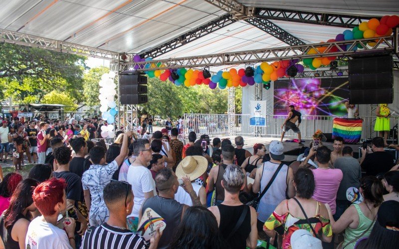 Evento ocorre na Praça da Biblioteca, que recebeu a Parada LGBTQIA+ no ano passado