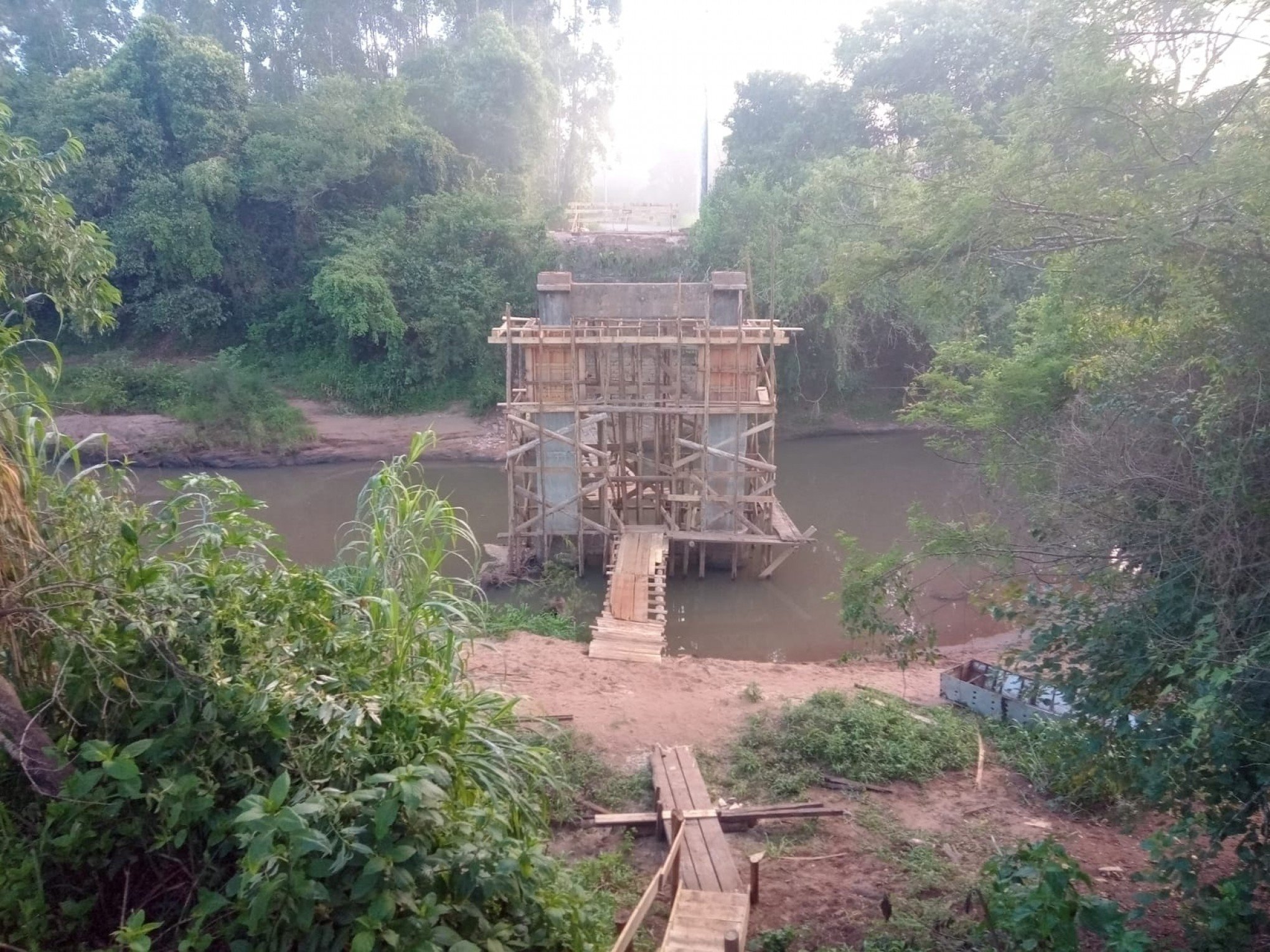 Obra de nova ponte será retomada nos próximos dias