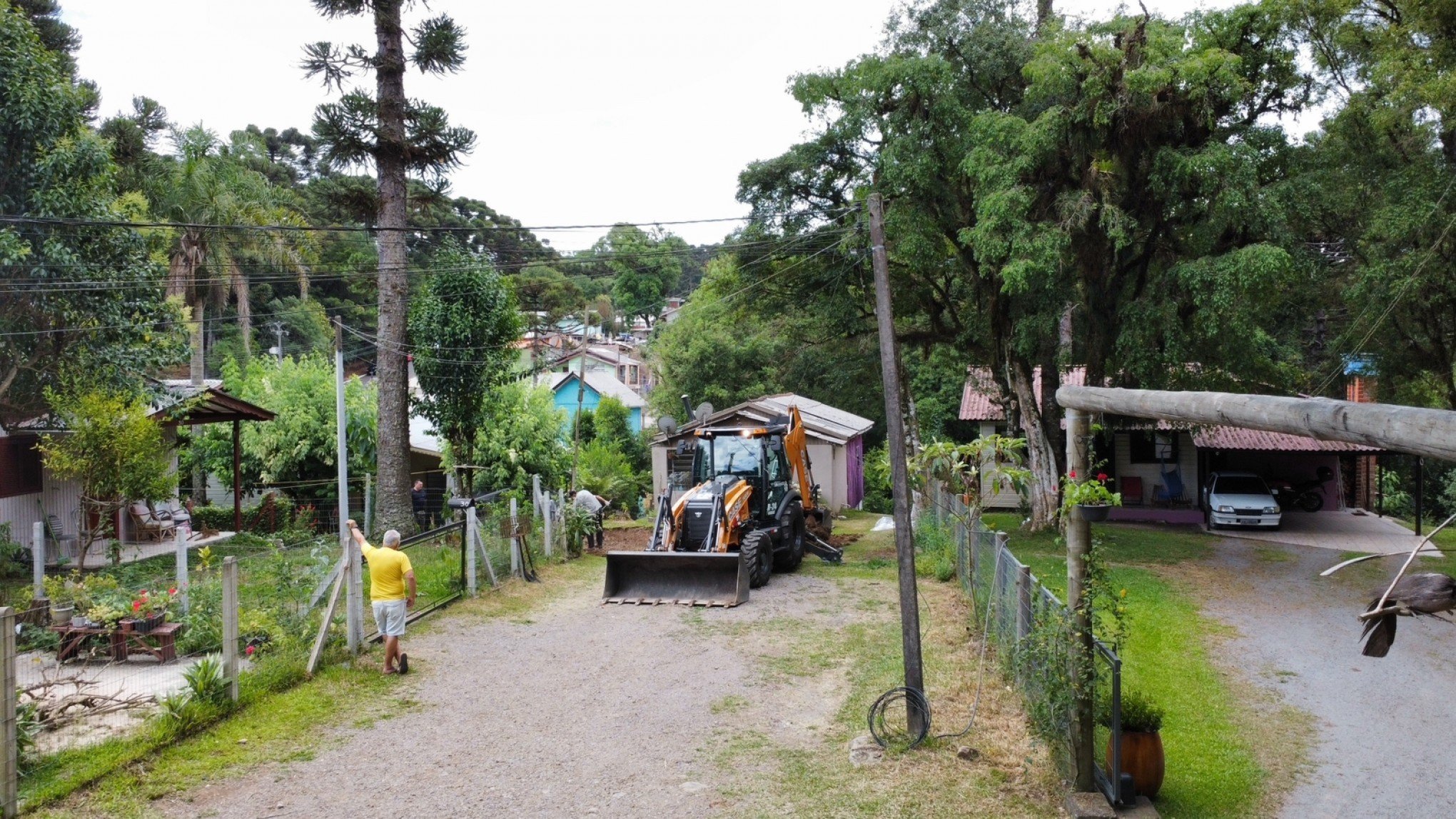 Pavimentação da rua de acesso à Vinícola Ravanello será concluída em março  - Gramado - Jornal de Gramado