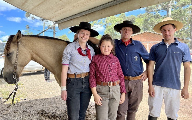 Família Santos na 38ª edição do Rodeio Crioulo Nacional de Canela